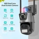 Уличная поворотная камера ночного видения IP Wi-Fi 6 Mpx на 2 независимых объектива на ACSee - изображение 5