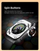 Смарт-годинник HAYLOU Watch S8, дзвінки, вигнутий екран 1.96" AMOLED, 270mAh, Bluetooth 5.3, водонепроникні, чорні - зображення 6