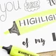 Маркер Highlighter e-345 2-5 мм клиновид. голубой - изображение 4