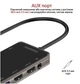 USB-хаб Promate PrimeHub-Pro USB-C PD/HDMI/VGA/2xUSB 3.0/2xUSB 2.0/RJ45/SD/MicroSD/AUX 3.5 мм Grey (primehub-pro.grey) - зображення 8