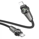 Кабель для зарядки телефона Apple iPhone и передачи данных Type-C-Lightning BOROFONE BU49 |27W, 120см| Черный - изображение 4