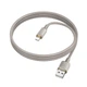 Кабель для зарядки телефона Lightning Apple Iphone BOROFONE BU56 Succeed |1,2м, 2.4A| Серый - изображение 4