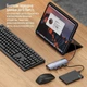 Док-станція ColorWay USB-C 6-в-1 Type C PD 100W/USB3.0х3/HDMI 4К/RJ45 (CW-HUB02) ( Сірий ) - изображение 12