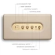 Акустическая система Marshall Louder Speaker Stanmore III Bluetooth Cream - изображение 10