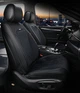 Чехлы на передние сиденья автомобиля 3D экокожа и алькантара Elegant Modena EL 700 236 черного цвета - изображение 2