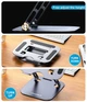 Подставка для ноутбука Choetech Laptop Folding Stand 7-13" алюминий Grey (H061-GY) - изображение 5