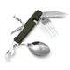 Мультитул туристический с ложкой и вилкой RIAS 5562 6в1 Green (7_01270) - изображение 1