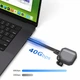 Кабель USB Type-C MISSION 40 Gbit, 250 W, 8K гибкий с брелоком, чорний - изображение 6