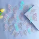 3D украшения 12 шт на свадебный торт, праздничные десерты, фотозоны, стены, мебель, интерьер в виде бабочек, голографические - изображение 3