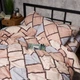 Комплект постельного белья Moon&Star Двуспальный 175х210 см Cozy Puzzle Бязь Gold Люкс (MS-820009039) - изображение 7