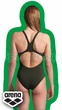 Жіночий суцільний купальник для плавання в басейні Arena Team Swimsuit Swim Pro Solid (004760-900-44) 44 оливковий - зображення 2