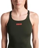 Жіночий суцільний купальник для плавання в басейні Arena Team Swimsuit Swim Pro Solid (004760-900-44) 44 оливковий - зображення 5