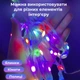 Гірлянда на ялинку 2 метри Smart 200 LED з управлінням через телефон і пульт USB білий дріт - зображення 8