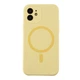 Чохол Glow Silicone Case Full Camera with Magsafe для iPhone 12 Колір Yellow - изображение 1
