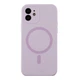 Чохол Glow Silicone Case Full Camera with Magsafe для iPhone 12 Колір Light purple - изображение 1