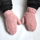 Рукавички дитячі плюшеві Тедді 1 до 4 років Soft Teddy сірі - зображення 7