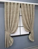 Комплект коротких штор VR-Textil Жакард Sultan № 871ш Бежевий 130х170 см 2 шт (35-0313) - зображення 2