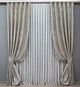Комплект готових штор VR-Textil Льон Рогожка № 1688ш Світло-сірий 100х270 см 2 шт (31-0024) - зображення 2