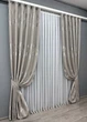 Комплект готових штор VR-Textil Льон Рогожка № 1688ш Світло-сірий 100х270 см 2 шт (31-0024) - зображення 3