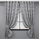 Комплект коротких штор VR-Textil Жаккард Sultan YL № 1668ш Серый 130х170 см 2 шт (35-0309) - изображение 1