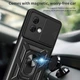 Протиударний броньований чохол із захистом камери для Motorola Moto G84 Armor Case Keysion black - зображення 11