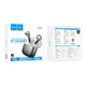 Навушники HOCO EW62 Glitter wireless BT headset Black glaze - зображення 6