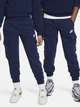Подростковые теплые спортивные штаны-джоггеры для мальчика Nike K Nsw Club Flc Crgo Pnt Lbr FD3012-410 158-170 см (XL) Midnight Navy/Midnight Navy/White (196607243039) - изображение 3