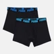 Набір трусів боксерів чоловічих бавовняних Puma Men Everyday Basic Boxers 93832028 S 2 шт Blue/Grey Melange (8720245812016) - зображення 1