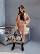 Жіночий класичний костюм двійка (спідниця-шорти+піджак) Uaclothes 44-46 Бежевий (like31848-120541357) - изображение 2