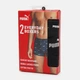 Набір трусів боксерів чоловічих бавовняних Puma Elements Men Logo Print Boxers 93875405 S 2 шт Black - зображення 5