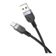 Кабель синхронізації Hoco X109 Silicone USB to Type-C 3A 3m Black (35933_3605842) - зображення 4