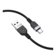 Кабель синхронізації Hoco X109 Silicone USB to Type-C 3A 3m Black (35933_3605842) - зображення 5