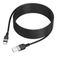 Кабель синхронізації Hoco X109 Silicone USB to Type-C 3A 3m Black (35933_3605842) - зображення 1