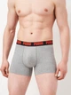 Набір трусів боксерів чоловічих бавовняних Puma Men Everyday Basic Boxers 93832031 L 2 шт Black/Blue (8720245811828) - зображення 2