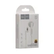Проводные наушники HOCO M39 Rhyme with mic, 3.5mm, 1.2m, white - изображение 3