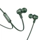 Проводные вакуумные наушники HOCO M86 Oceanic universal earphones with mic, 3.5mm, 1.2m, green - изображение 2