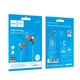 Дротові наушники HOCO M122 Power metal universal earphones with microphone, 3.5mm, 1.2m, metal-grey - изображение 4