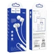 Проводные вакуумные наушники HOCO M86 Oceanic universal earphones with mic, 3.5mm, 1.2m, white - изображение 2