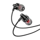 Проводные вакуумные наушники HOCO M90 Delight wired digital earphone with microphone, 3.5mm, 1.2m, black - изображение 3