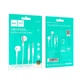 Проводные наушники HOCO M123 Glory universal earphones with microphone, 3.5mm, 1.2m, white - изображение 4