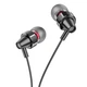 Проводные вакуумные наушники HOCO M90 Type-C Delight wired digital earphone with microphone, 1.2m, black - изображение 2