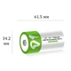 Батарейка аккумуляторная тип D(LR20,L20) c разъемом USB Type-C от Smartoools на 1.5V/12000mWh - изображение 7