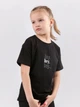 Подростковая футболка для девочки Flamingo 787-417 152 см Черная (4829960165446) - изображение 2