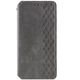 Кожаный чехол-книжка GETMAN Cubic (PU) для Oppo A58 4G Серый - изображение 1