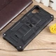 Чехол Shockproof Shield для Samsung Galaxy A05 / A055 бампер противоударный с подставкой Black - изображение 5
