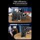 Чехол Magnetic Shield для Motorola Edge 50 Fusion бампер противоударный с подставкой кольцом Black - изображение 6