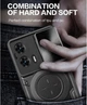 Чехол Magnetic Shield для Motorola Edge 50 Fusion бампер противоударный с подставкой кольцом Black - изображение 7