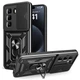 Чехол Hide Shield для Infinix Hot 50 Pro / X6881 бампер противоударный с подставкой кольцом Black - изображение 1