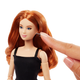 Кукла Барби Базовая Миниатюрная рыжые волосы в черном платье Barbie Signature Basics Model 04 Red Hair, Petite Body (JBH74) - изображение 7