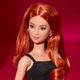 Кукла Барби Базовая Миниатюрная рыжые волосы в черном платье Barbie Signature Basics Model 04 Red Hair, Petite Body (JBH74) - изображение 12
